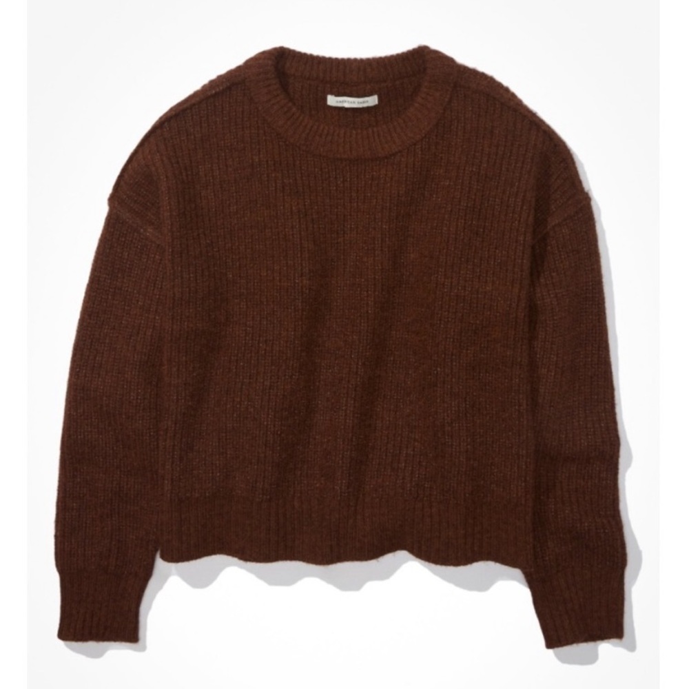 NEW American Eagle Chunky Knit Sweater in Brown